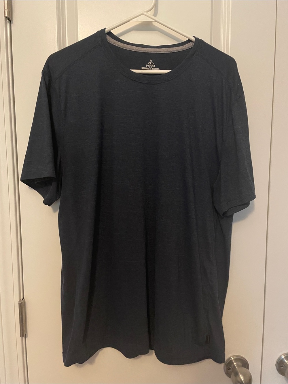 Prana Men’s Dark Blue Short-Sleeve Crew Tee